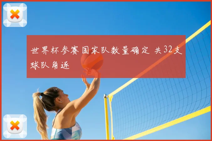 世界杯参赛国家队数量确定 共32支球队角逐